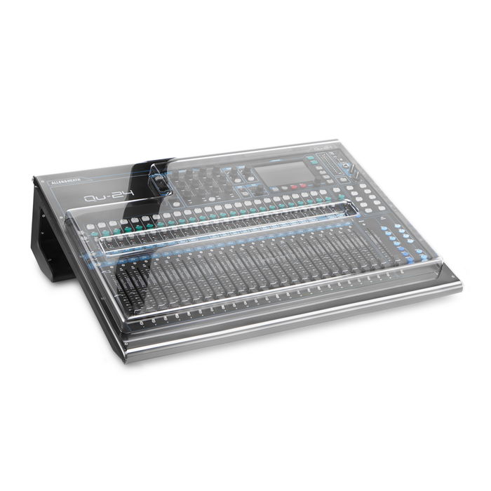 Decksaver Tapa Protectora para Allen & Heath QU24 de Policarbonato Resistente Decksaver Tapa Protectora para Allen & Heath QU24 de Policarbonato Resistente