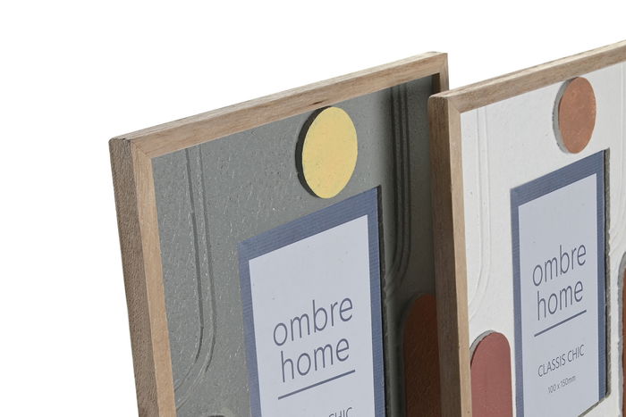 DKD Home Decor Marco Foto 13X18 Multicolor 1.6 x 29 x 24 cm (4 Unidades) DKD Home Decor Marco Foto 13X18 Multicolor 1.6 x 29 x 24 cm (4 Unidades)