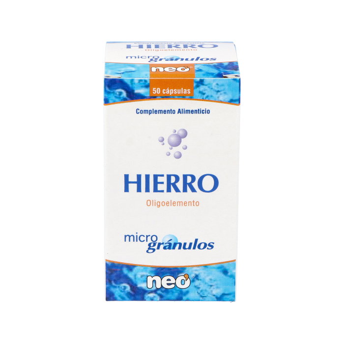 NEO HIERRO microgránulos 50 cápsulas NEO HIERRO microgránulos 50 cápsulas