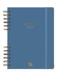 Finocam Agenda Anual 2027 Trendy Alma Wire-O Azul