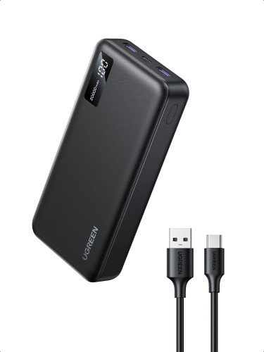 UGREEN 25683 Batería Externa 20000 mAh Power Delivery 3.0 Negro