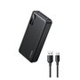 Ugreen Power Bank 20000mAh Ugreen 25683, Carga Rápida PD 22.5W, Tres Puertos (2x USB-A + USB-C), Negro, LED