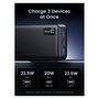Ugreen Power Bank 20000mAh Ugreen 25683, Carga Rápida PD 22.5W, Tres Puertos (2x USB-A + USB-C), Negro, LED