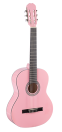 Rocio Guitarra Clásica Rocío C16 Tamaño Cadete 90 Cms Rosa