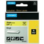 Dymo RHINO Cinta ID1-19 Negro/Amarillo Vinilo 19mm x 5,5m