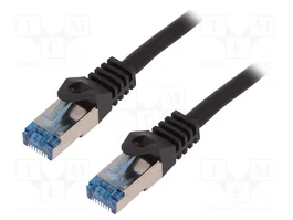 LOGILINK Patch cord Cat 6a S/FTP 3m negro
