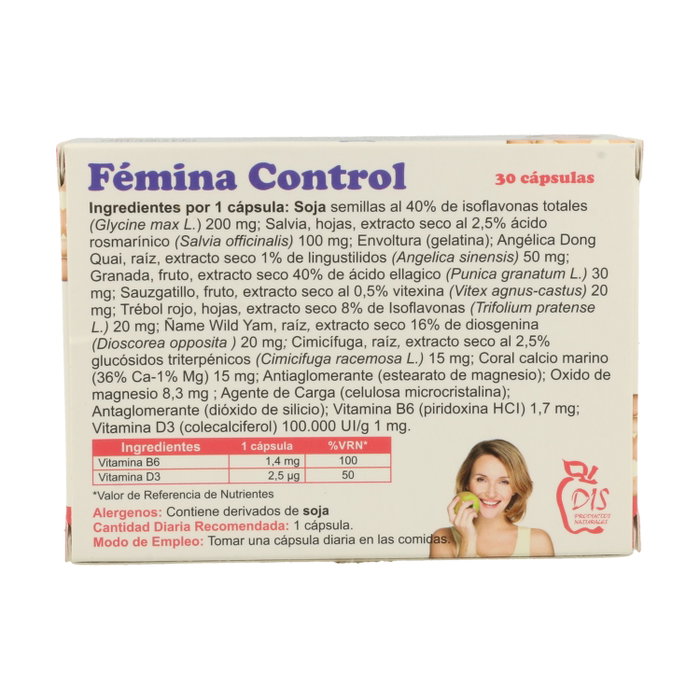 Dis Femina Control 30 cápsulas Dis Femina Control 30 cápsulas