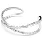 Swarovski Brazalete Hyperbola Cuff White/RHS L 5677627 Gris de 17cm