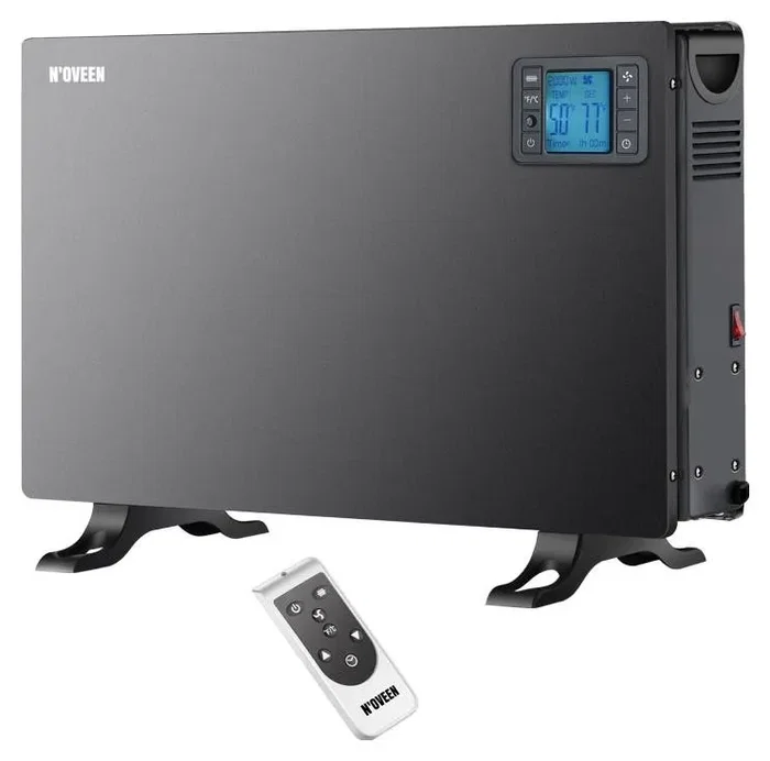 Noveen Convector Eléctrico Inteligente CH7100, 2000 W, Pantalla LCD, Negro, Para Interior Noveen Convector Eléctrico Inteligente CH7100, 2000 W, Pantalla LCD, Negro, Para Interior