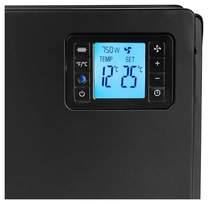 Noveen Convector Eléctrico Inteligente CH7100, 2000 W, Pantalla LCD, Negro, Para Interior Noveen Convector Eléctrico Inteligente CH7100, 2000 W, Pantalla LCD, Negro, Para Interior