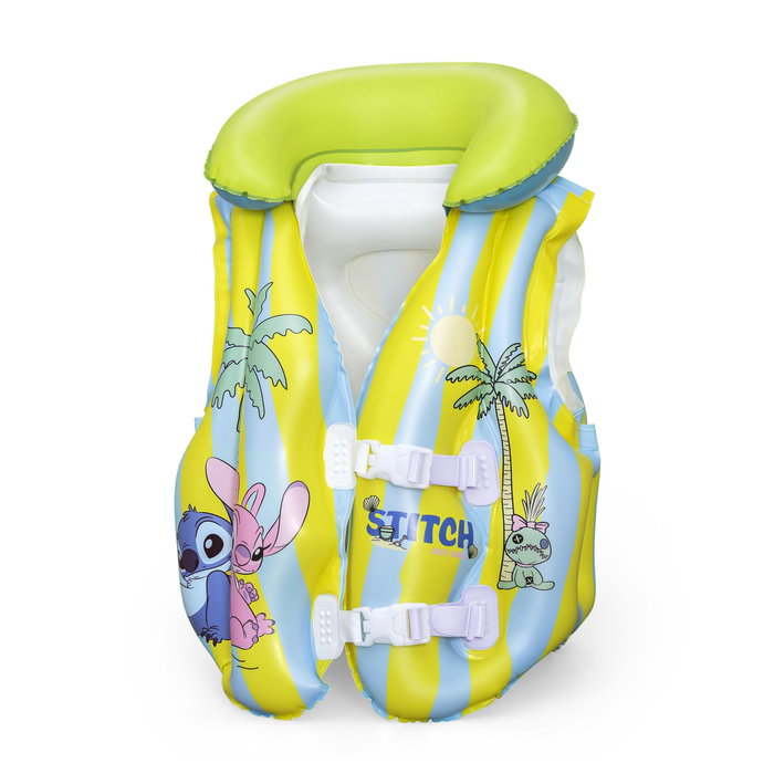 Bestway Hinchable Chaleco Disney Stitch 51x46 cm +3-6 Años Playa y Piscina 9104R Bestway Hinchable Chaleco Disney Stitch 51x46 cm +3-6 Años Playa y Piscina 9104R