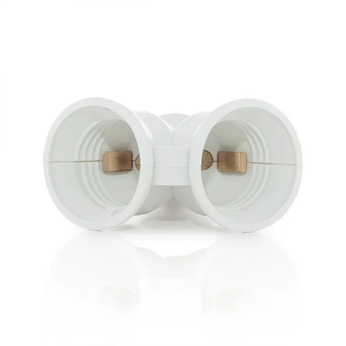 Adaptador E27 a 2 x E27