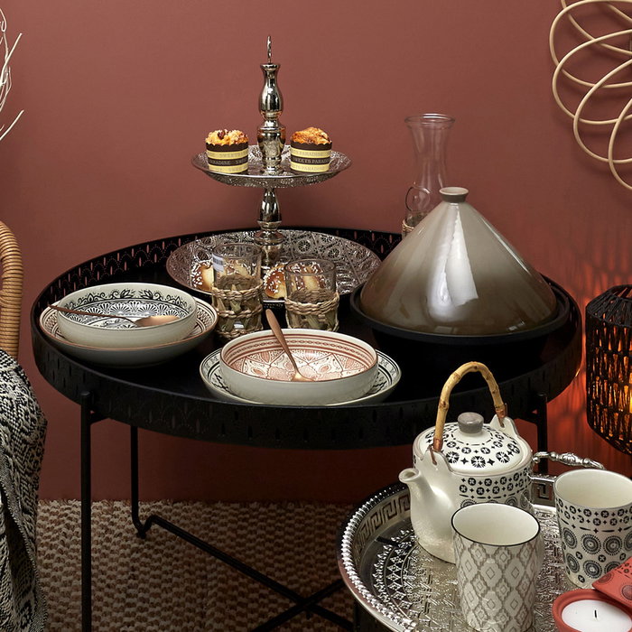 Home Deco Factory Mesa Auxiliar Sevilla d.78 cm