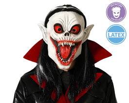 Máscara De Látex Vampiro Para Hombre Adulto Halloween