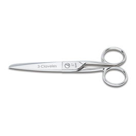 3 Claveles Tijera Costura Catalana 12,5 cm - 5" - Alto Rendimiento Corte Preciso Filo Duradero Forjada en Caliente Acabado Niquelado
