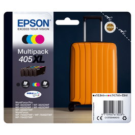 Epson 405XL Multipack de Tinta DURABrite Ultra (Negro, Cian, Magenta, Amarillo)