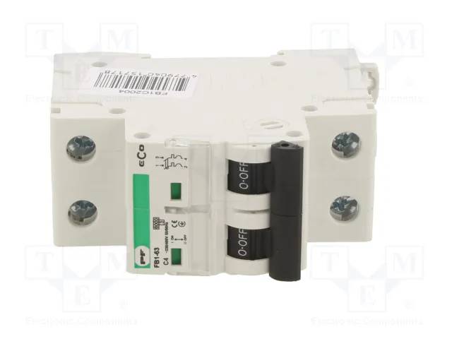 Promfactor Baltic Interruptor magnetotérmico ECO 2 polos 4A Promfactor Baltic Interruptor magnetotérmico ECO 2 polos 4A