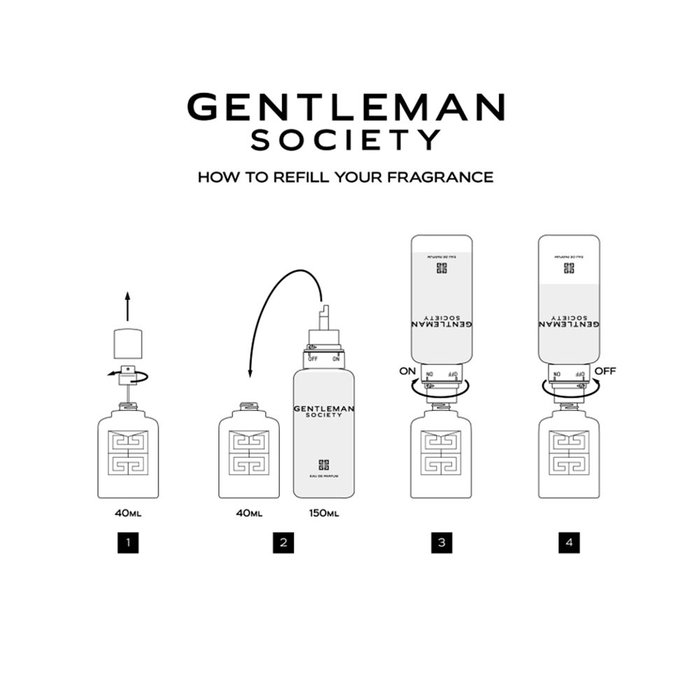 Givenchy Gentleman Society Eau de Parfum Recargable 150 ml - Recarga para Perfume Masculino
