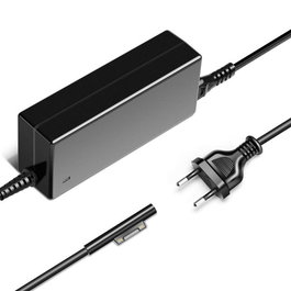 CoreParts Adaptador de Corriente 90W 15V 6A para MS Surface Book 2, Enchufe Especial Delgado, Incluye Cable de Alimentación EU