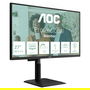 AOC Q27P4CV Monitor QHD de 27 Pulgadas (68,6cm) - 2560x1440 IPS 120Hz HDR, 4ms, Altavoces, USB-C 96W, DP 1.4, HDMI 2.1, KVM, Altura Ajustable, VESA, Negro