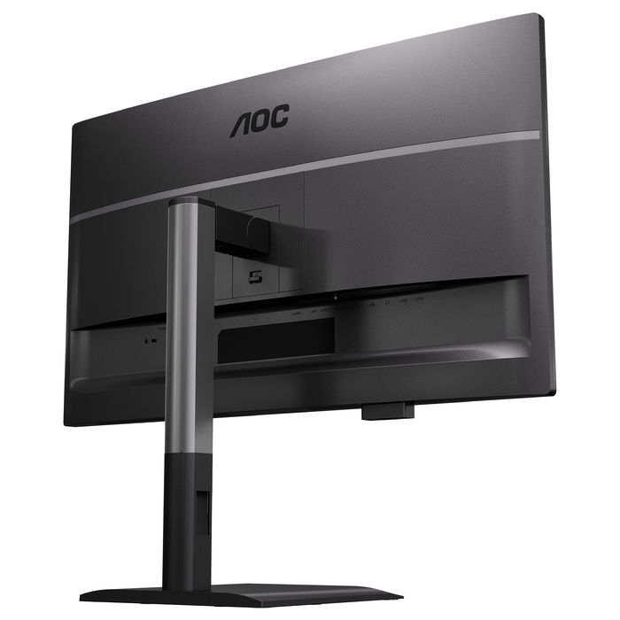 AOC Q27P4CV Monitor QHD de 27 Pulgadas (68,6cm) - 2560x1440 IPS 120Hz HDR, 4ms, Altavoces, USB-C 96W, DP 1.4, HDMI 2.1, KVM, Altura Ajustable, VESA, Negro