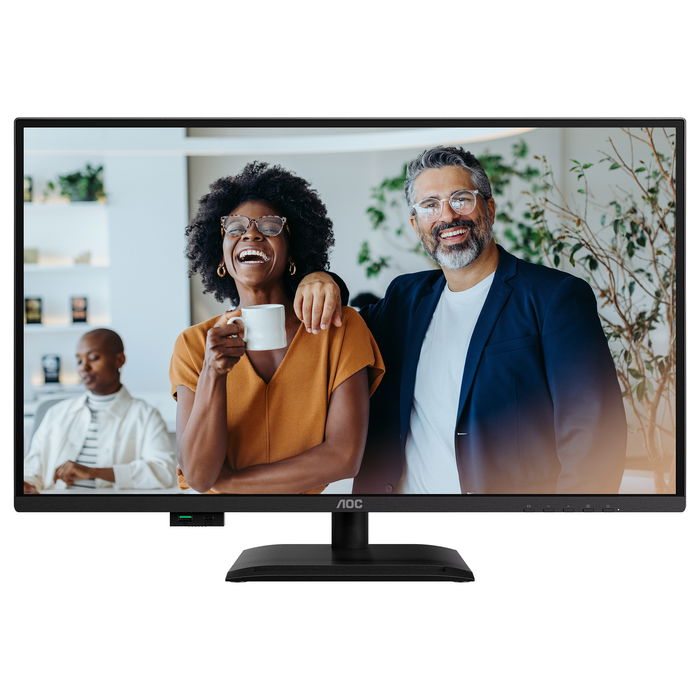 AOC Q27P4CV Monitor QHD de 27 Pulgadas (68,6cm) - 2560x1440 IPS 120Hz HDR, 4ms, Altavoces, USB-C 96W, DP 1.4, HDMI 2.1, KVM, Altura Ajustable, VESA, Negro