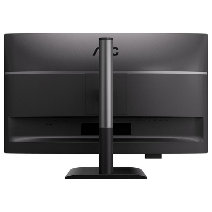 AOC Q27P4CV Monitor QHD de 27 Pulgadas (68,6cm) - 2560x1440 IPS 120Hz HDR, 4ms, Altavoces, USB-C 96W, DP 1.4, HDMI 2.1, KVM, Altura Ajustable, VESA, Negro