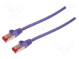 GOOBAY Patch Cord S/FTP Cat 6 RJ45 2m Violeta