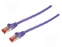 GOOBAY Patch Cord S/FTP Cat 6 RJ45 2m Violeta