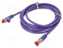 GOOBAY Patch Cord S/FTP Cat 6 RJ45 2m Violeta
