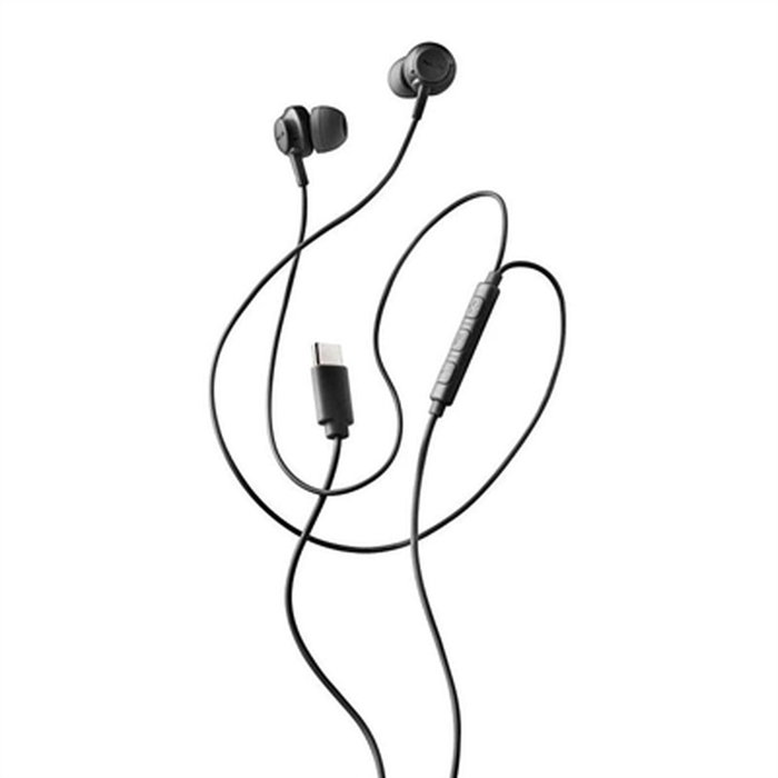 NGS Cross Step Auriculares Intrauditivos USB-C Negro
