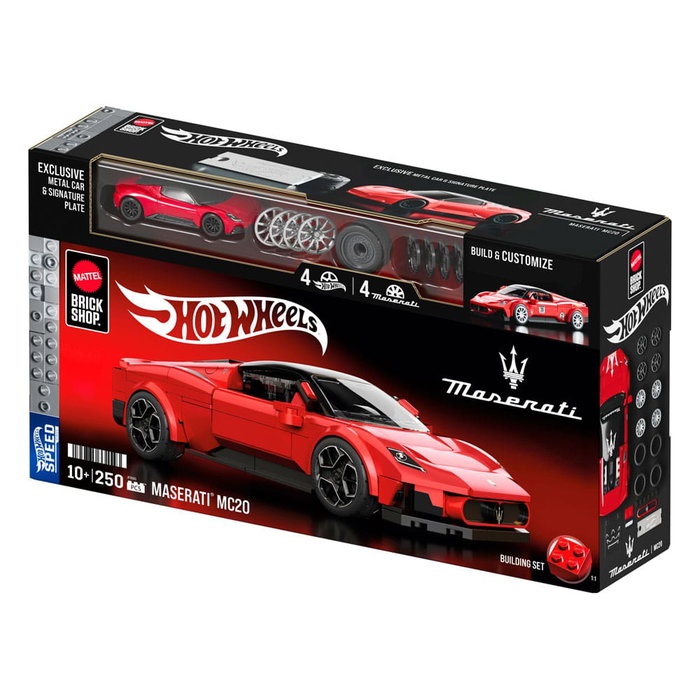 Mattel Hot Wheels Speed Series Maserati MC20 Kit de Construcción