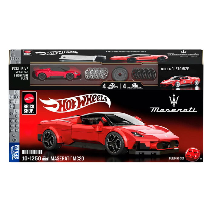 Mattel Hot Wheels Speed Series Maserati MC20 Kit de Construcción