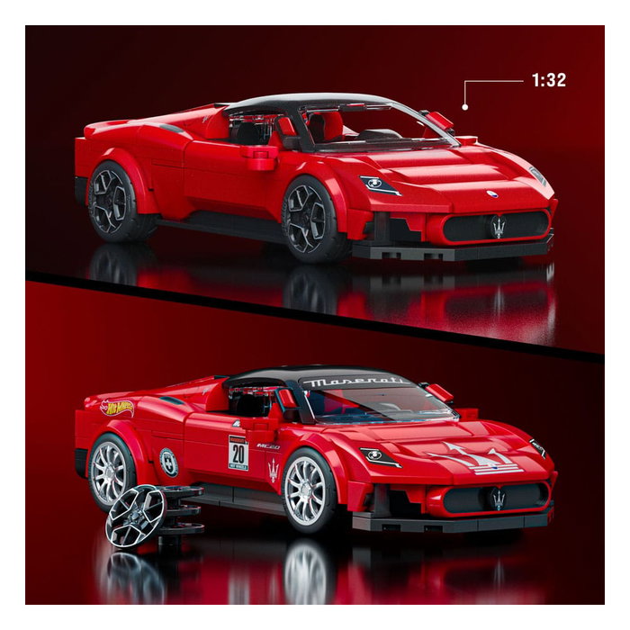 Mattel Hot Wheels Speed Series Maserati MC20 Kit de Construcción