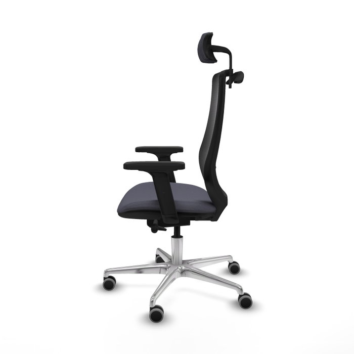 PIQUERAS Y CRESPO Silla de oficina Mardos con mecanismo Sincro/Traslack, Gris oscuro y Negro PIQUERAS Y CRESPO Silla de oficina Mardos con mecanismo Sincro/Traslack, Gris oscuro y Negro