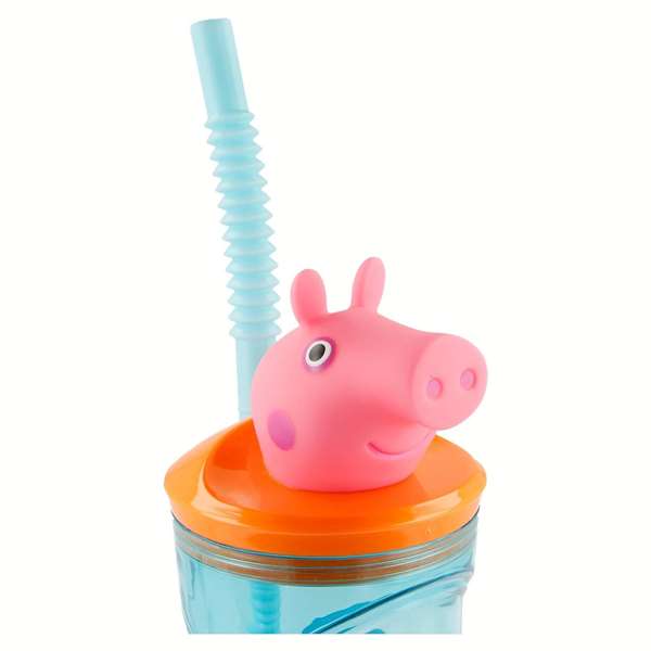 Stor Vaso con figurita 3D Peppa Pig Core 360 ml