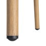Silla Apilable Aluminio-Rattán Pe 56,50 X 62,50 X 80,50 cm (Set de 2)