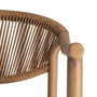 Silla Apilable Aluminio-Rattán Pe 56,50 X 62,50 X 80,50 cm (Set de 2)