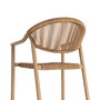 Silla Apilable Aluminio-Rattán Pe 56,50 X 62,50 X 80,50 cm (Set de 2)