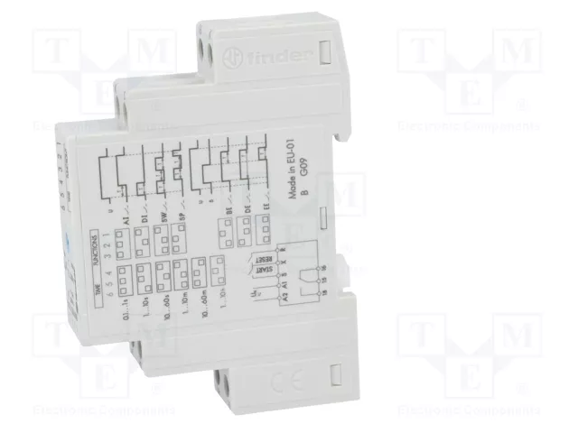 FINDER Relé de tiempo Serie 81, SPDT, 250VAC/16A, 12÷230VAC FINDER Relé de tiempo Serie 81, SPDT, 250VAC/16A, 12÷230VAC