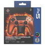 Deltaco Gaming GAM-199-ORANGECOPPER Mando Inalambrico PS5, PC, Android, iOS, con Puerto USB-C, Cable Desmontable, Bateria 1000 mAh, Color Naranja y Bronce