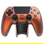 Deltaco Gaming GAM-199-ORANGECOPPER Mando Inalambrico PS5, PC, Android, iOS, con Puerto USB-C, Cable Desmontable, Bateria 1000 mAh, Color Naranja y Bronce