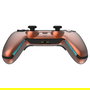 Deltaco Gaming GAM-199-ORANGECOPPER Mando Inalambrico PS5, PC, Android, iOS, con Puerto USB-C, Cable Desmontable, Bateria 1000 mAh, Color Naranja y Bronce