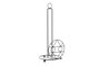 DKD Home Decor Portarrollos de Metal Geométrico Negro