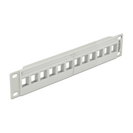 DeLOCK Patch Panel Keystone 12 Puertos 10 pulgadas