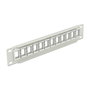 DeLOCK Patch Panel Keystone 12 Puertos 10 pulgadas