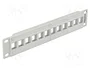 DeLOCK Patch Panel Keystone 12 Puertos 10 pulgadas