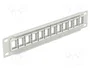 DeLOCK Patch Panel Keystone 12 Puertos 10 pulgadas