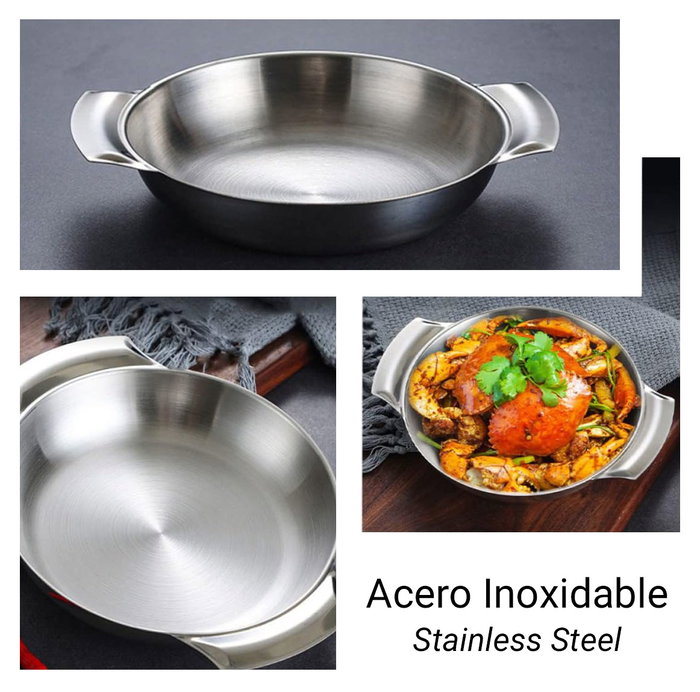Inde Cazuela My Bar 18 cm para Servir y Cocinar, Apta para Inducción (Pack de 12)
