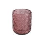 Ixia Vaso Rosa de Cristal para Decoración, 260ml